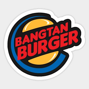 Bangtan BTS Burger Sticker